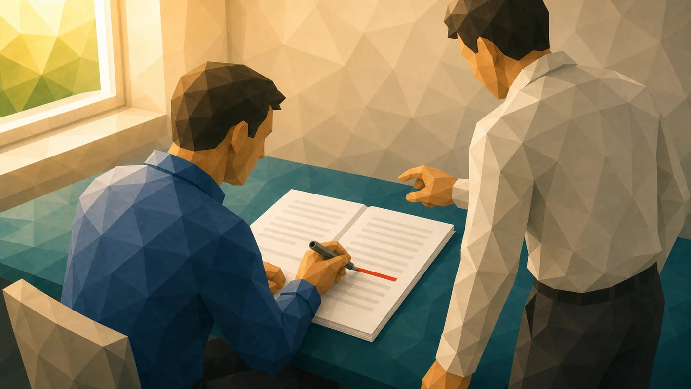 Generierte Low-Poly-Illustration.